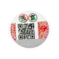 Customization design anti-forgery security variable data scratch off qr code label